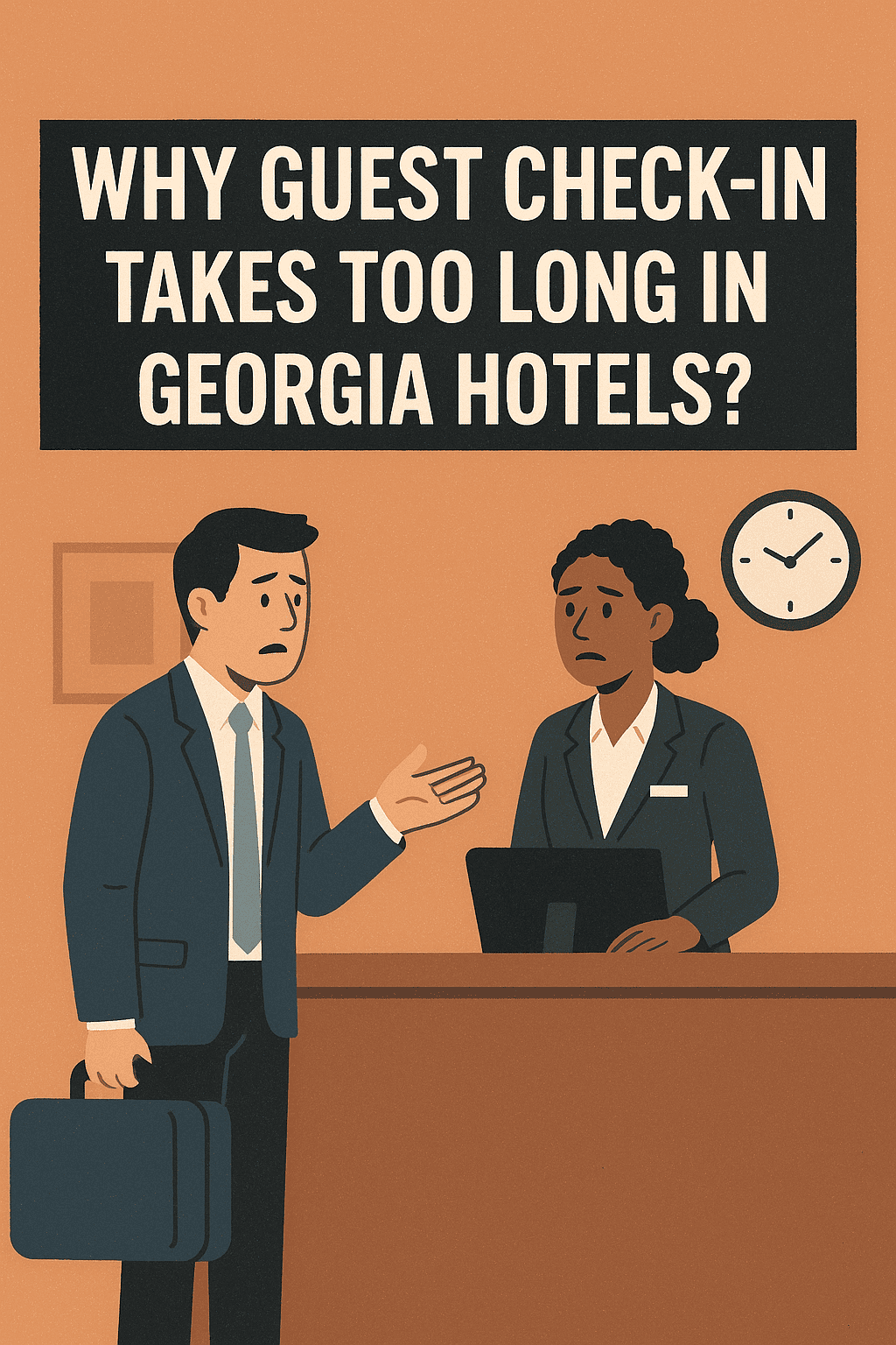 Why Guest Check-In Takes Too Long in Georgia Hotels?