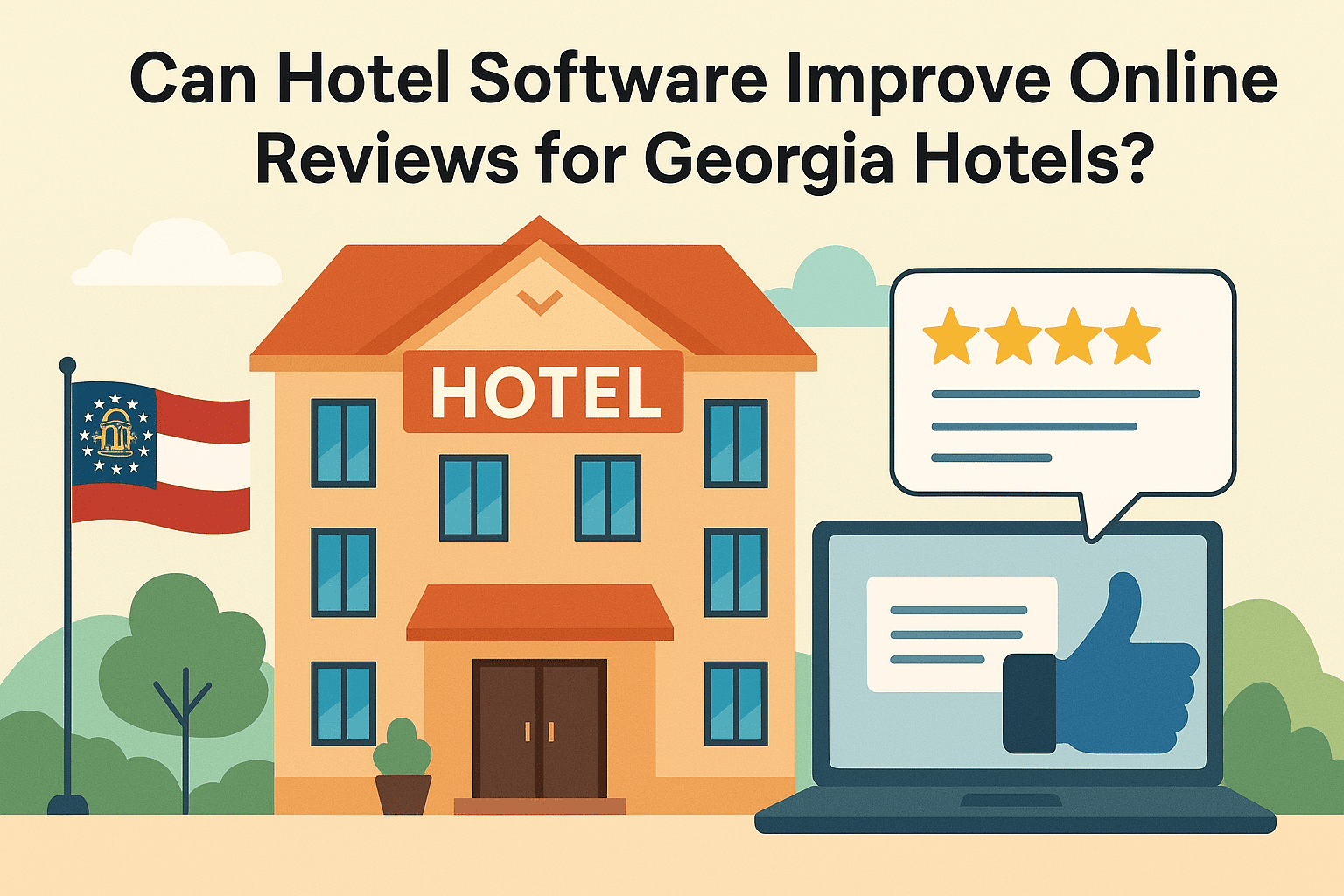 Can Hotel Software Improve Online Reviews for Georgia Hotels?