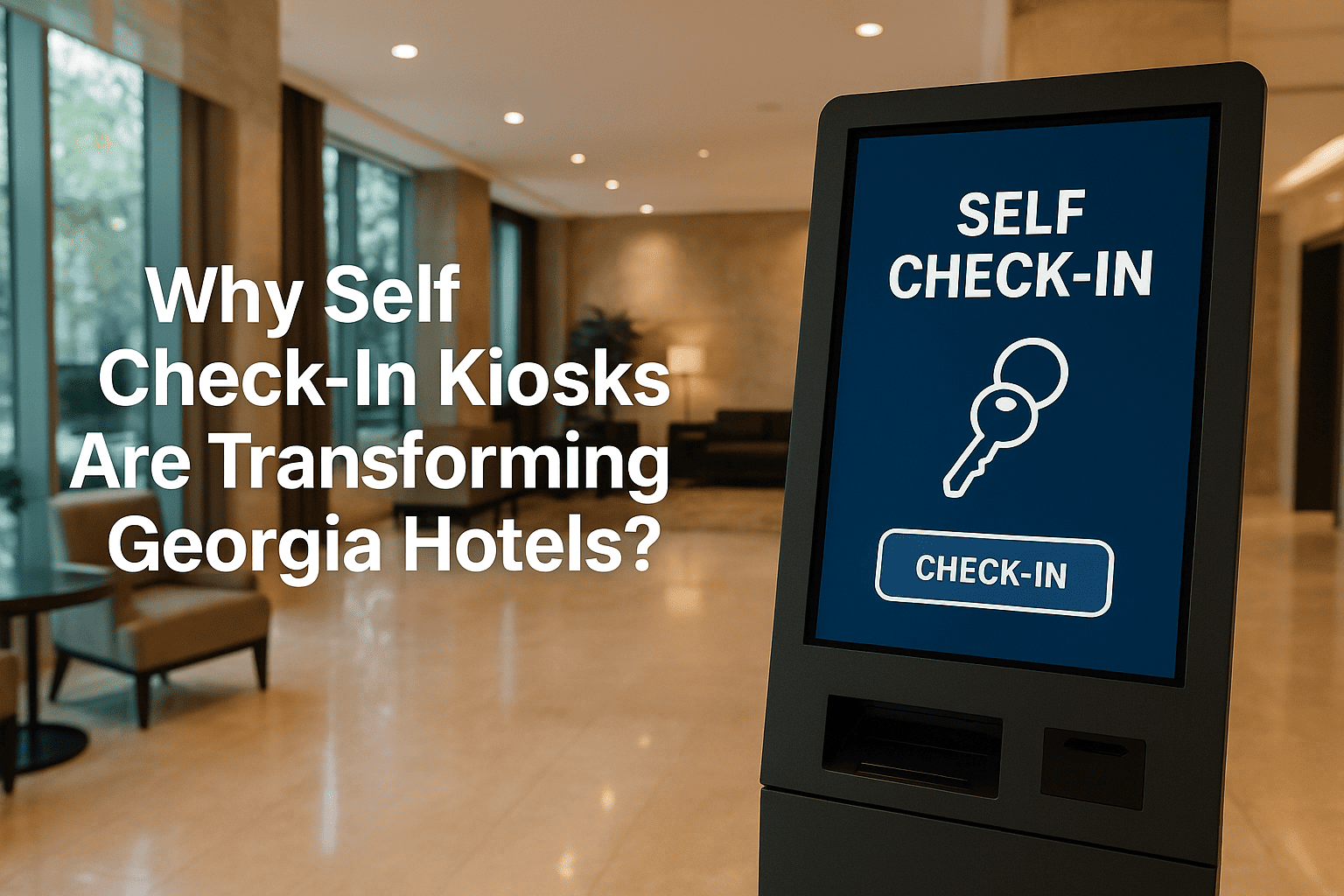 Why Self Check-In Kiosks Are Transforming Georgia Hotels?